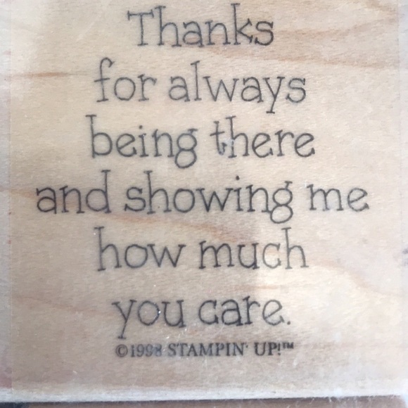 Vintage set of rubber stamps with nice warm sayings/words  stationary scrapbook - Picture 9 of 10